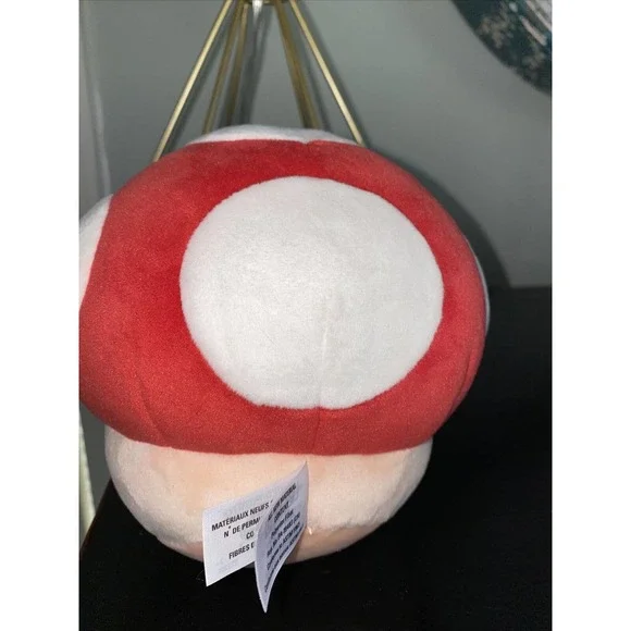 Nintendo: Super Mario Bros - Red Super Mushroom (Junior) Plush by Mocchi-Mocchi - Picture 2 of 5